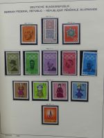 BRD Bund dual teilweise auch Falz besammelt in Schaubek Schwarte #LZ616