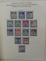 BRD Bund dual teilweise auch Falz besammelt in Schaubek Schwarte #LZ616