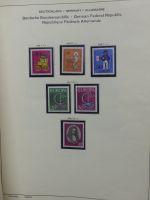 BRD Bund dual teilweise auch Falz besammelt in Schaubek Schwarte #LZ616