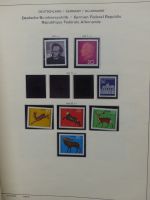 BRD Bund dual teilweise auch Falz besammelt in Schaubek Schwarte #LZ616