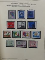 BRD Bund dual teilweise auch Falz besammelt in Schaubek Schwarte #LZ616