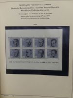 BRD Bund dual teilweise auch Falz besammelt in Schaubek Schwarte #LZ616