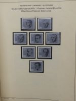 BRD Bund dual teilweise auch Falz besammelt in Schaubek Schwarte #LZ616