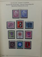 BRD Bund dual teilweise auch Falz besammelt in Schaubek Schwarte #LZ616