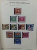 BRD Bund dual teilweise auch Falz besammelt in Schaubek Schwarte #LZ616