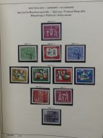 BRD Bund dual teilweise auch Falz besammelt in Schaubek Schwarte #LZ616