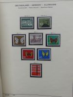 BRD Bund dual teilweise auch Falz besammelt in Schaubek Schwarte #LZ616