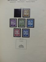 BRD Bund dual teilweise auch Falz besammelt in Schaubek Schwarte #LZ616