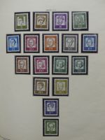 BRD Bund dual teilweise auch Falz besammelt in Schaubek Schwarte #LZ616