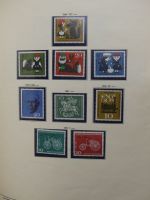 BRD Bund dual teilweise auch Falz besammelt in Schaubek Schwarte #LZ616