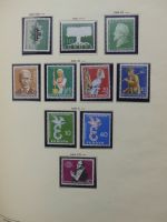 BRD Bund dual teilweise auch Falz besammelt in Schaubek Schwarte #LZ616