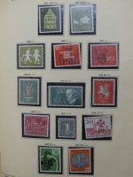 BRD Bund dual teilweise auch Falz besammelt in Schaubek Schwarte #LZ616