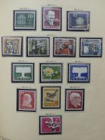 BRD Bund dual teilweise auch Falz besammelt in Schaubek Schwarte #LZ616