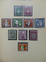 BRD Bund dual teilweise auch Falz besammelt in Schaubek Schwarte #LZ616