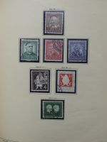 BRD Bund dual teilweise auch Falz besammelt in Schaubek Schwarte #LZ616