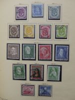 BRD Bund dual teilweise auch Falz besammelt in Schaubek Schwarte #LZ616