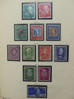 BRD Bund dual teilweise auch Falz besammelt in Schaubek Schwarte #LZ616