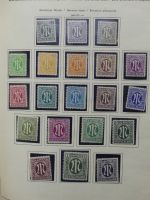 BRD Bund dual teilweise auch Falz besammelt in Schaubek Schwarte #LZ616