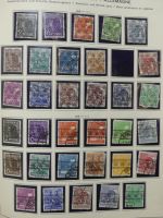 BRD Bund dual teilweise auch Falz besammelt in Schaubek Schwarte #LZ616