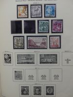 BRD Bund dual teilweise auch Falz besammelt in Schaubek Schwarte #LZ616