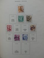 BRD Bund dual teilweise auch Falz besammelt in Schaubek Schwarte #LZ616