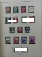 Deutsches Reich und Gebiete mit mittleren Werten im Safe Vordruck #LZ631