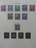 BRD Bund bis auf Posthorn ** und gestempelt komplet im Lindner Vordruck #LZ641