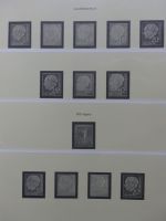 BRD Bund bis auf Posthorn ** und gestempelt komplet im Lindner Vordruck #LZ641