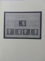 BRD Bund bis auf Posthorn ** und gestempelt komplet im Lindner Vordruck #LZ641