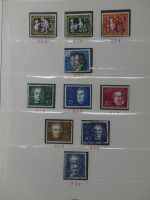 BRD Bund bis auf Posthorn ** und gestempelt komplet im Lindner Vordruck #LZ641