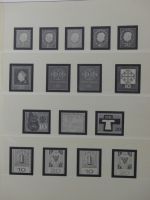 BRD Bund bis auf Posthorn ** und gestempelt komplet im Lindner Vordruck #LZ641