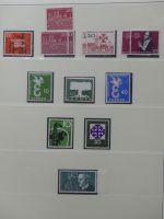 BRD Bund bis auf Posthorn ** und gestempelt komplet im Lindner Vordruck #LZ641