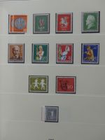 BRD Bund bis auf Posthorn ** und gestempelt komplet im Lindner Vordruck #LZ641