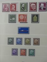 BRD Bund bis auf Posthorn ** und gestempelt komplet im Lindner Vordruck #LZ641