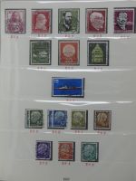 BRD Bund bis auf Posthorn ** und gestempelt komplet im Lindner Vordruck #LZ641