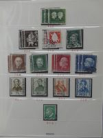 BRD Bund bis auf Posthorn ** und gestempelt komplet im Lindner Vordruck #LZ641