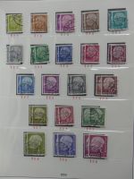 BRD Bund bis auf Posthorn ** und gestempelt komplet im Lindner Vordruck #LZ641