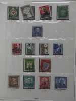 BRD Bund bis auf Posthorn ** und gestempelt komplet im Lindner Vordruck #LZ641