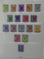 BRD Bund bis auf Posthorn ** und gestempelt komplet im Lindner Vordruck #LZ641