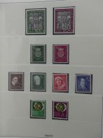 BRD Bund bis auf Posthorn ** und gestempelt komplet im Lindner Vordruck #LZ641