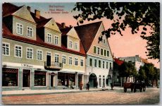 Deutsches Reich farbige AK Stallupönen mit BP-St Marienburg-Eydtkuhnen #NS818