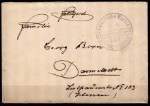 Deutsche Kolonien Marineschiffspost Briefstempel SMS Prinzregent Luitpold #NS948