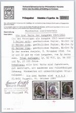 Liechtenstein 2 y postfrisch mit Attestkopie Rupp #OF102
