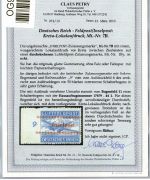Inselpost 7 B postfrisch Attest Petry BPP #OG984