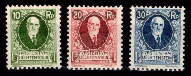 Liechtenstein 72-74 postfrisch #OF807