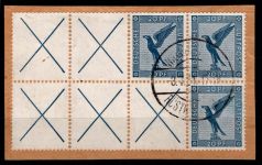 Deutsches Reich H-Blatt 47 B gestempelt auf Briefstück ohne Rand #OF844