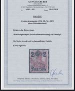Danzig 43 F N gestempelt mit Fotoattest Gruber BPP #NZ784