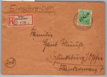 Berlin 16 auf Brief Einschreiben #OI062
