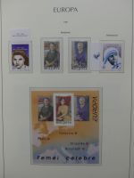 Europa Cept 1994-2002 postfrisch besammelt im Leuchtturm Binder #LZ680
