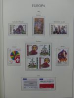 Europa Cept 1994-2002 postfrisch besammelt im Leuchtturm Binder #LZ680